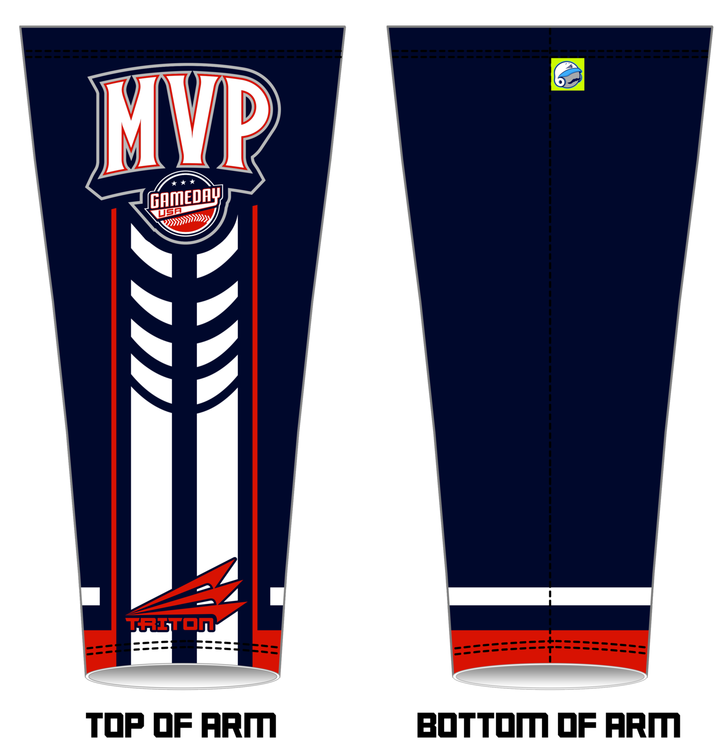 Game Day USA MVP Custom Arm Sleeve #AS1