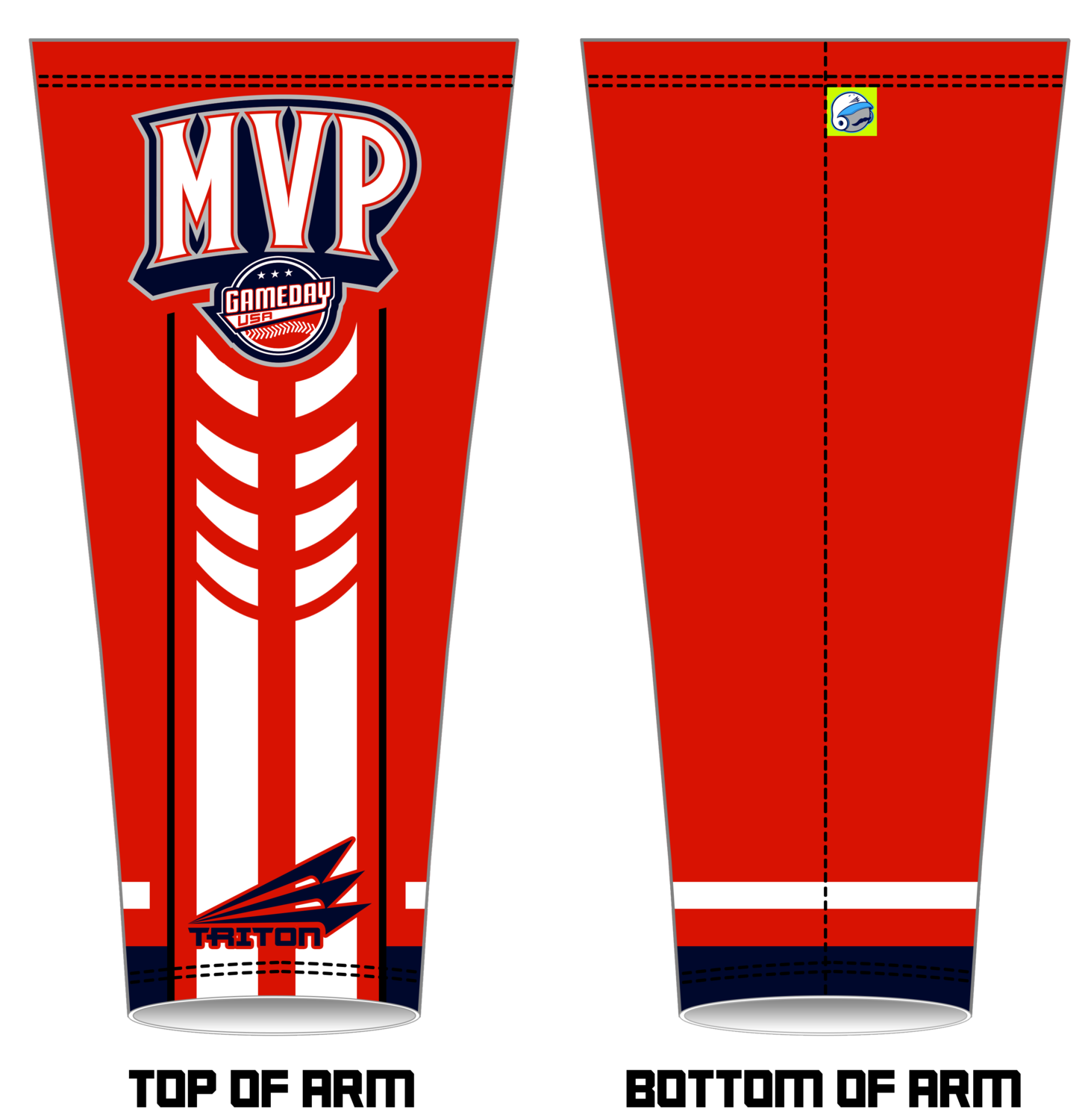 Game Day USA MVP Custom Arm Sleeve #AS2