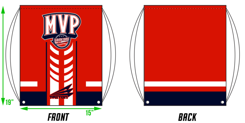 Game Day USA MVP Custom Drawstring Bag #DB2