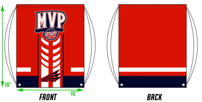 Game Day USA MVP Custom Drawstring Bag #DB2