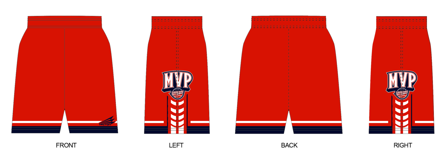 Game Day USA MVP Custom Revolution Pocket Shorts #RV2