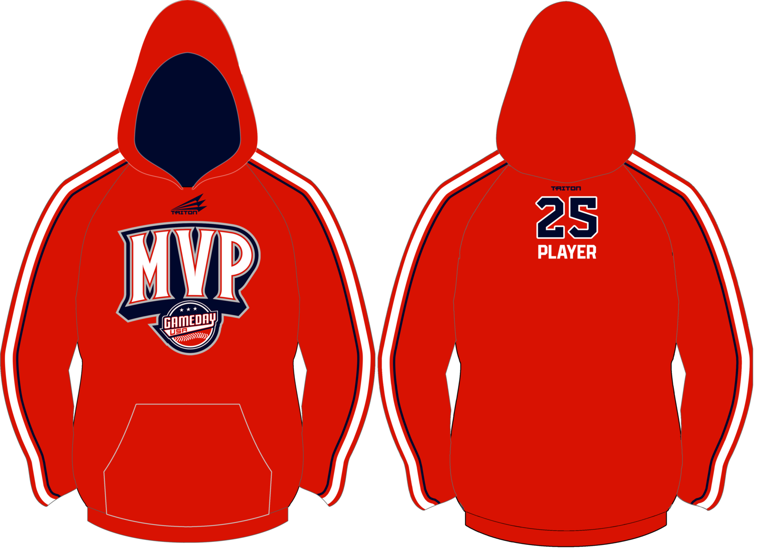 Game Day USA MVP Custom Vulcan Hoodie #VH2