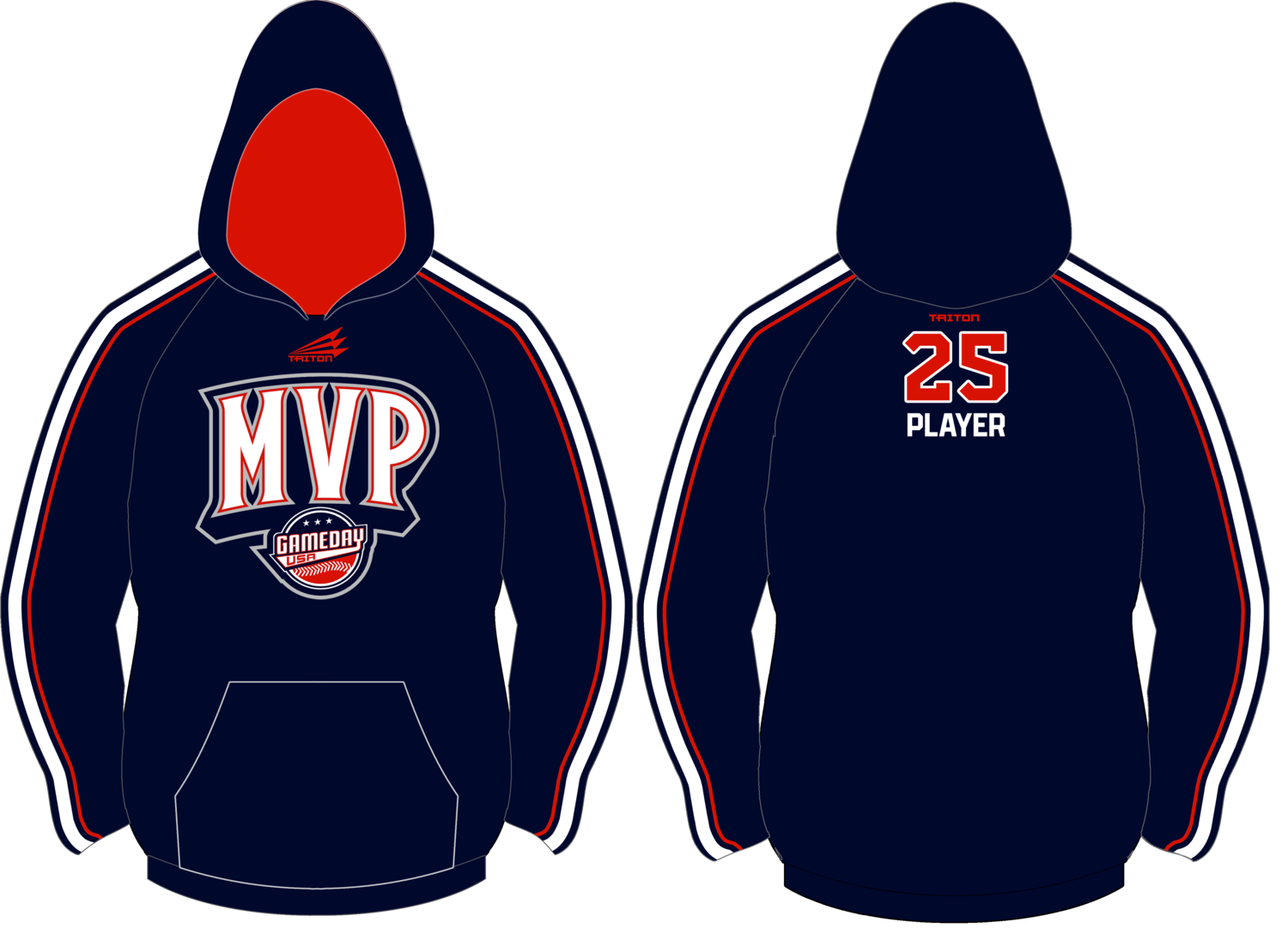 Game Day USA MVP Custom Vulcan Hoodie #VH1