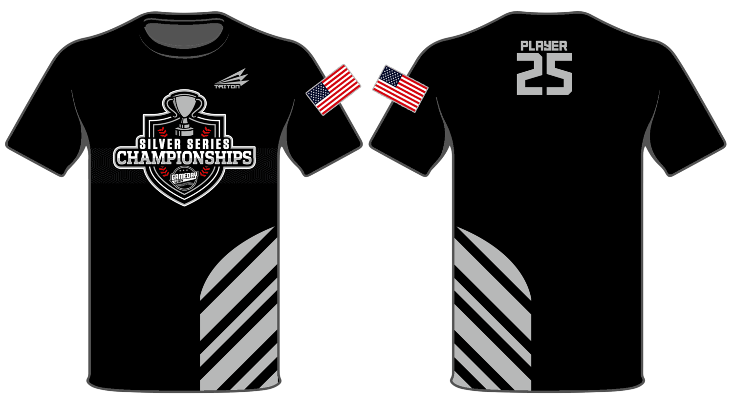 Game Day Silver Series Custom HyperTee #HT2