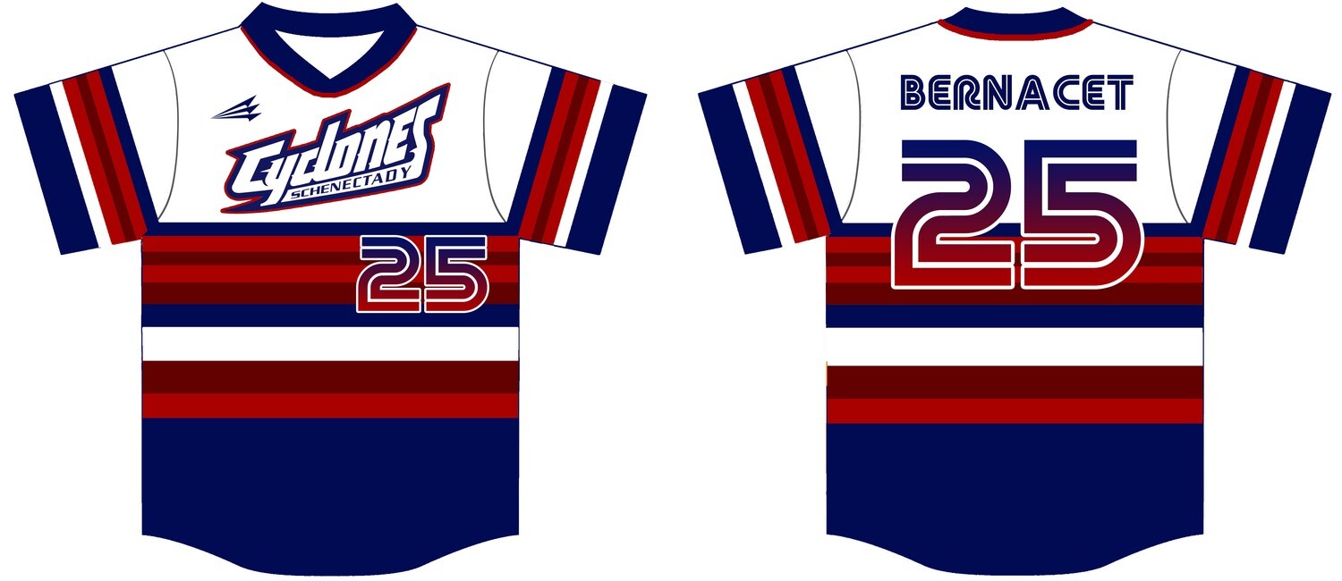 Schenectady Cyclones Custom Game Jersey Design #2