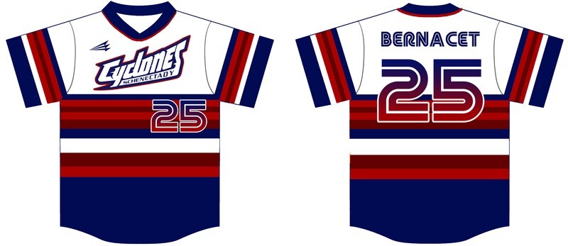 Schenectady Cyclones Custom Game Jersey Design #2