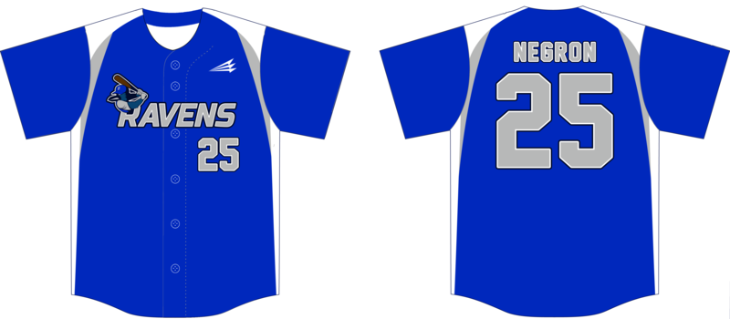 Oviedo Ravens Custom Hexaflex Baseball Jersey #J3