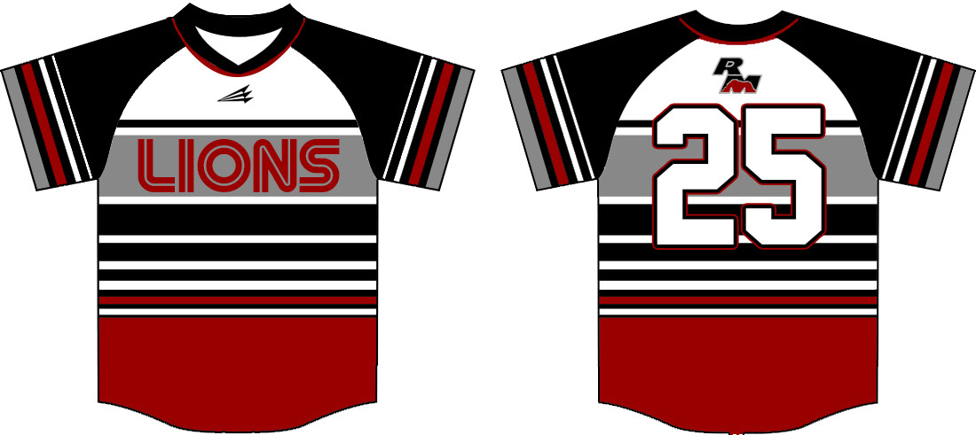 Mountain Lions Custom Baseball Jersey #2C
