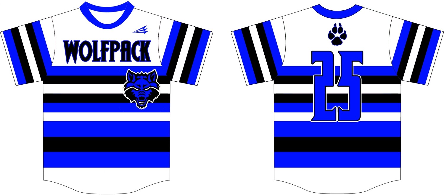 Southern Utah Wolfpack Custom Baseball Jersey Design #2B