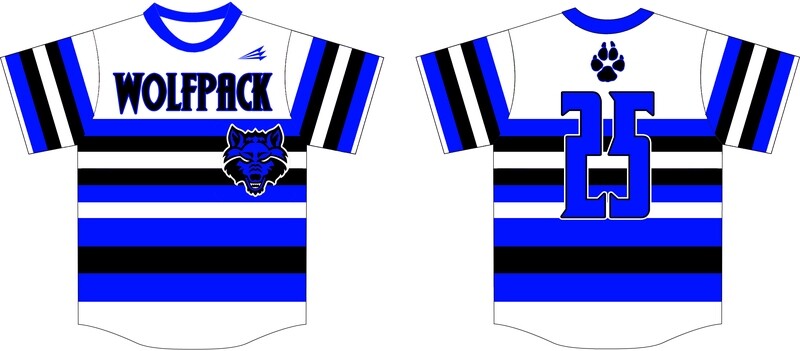 Southern Utah Wolfpack Custom Baseball Jersey Design #2B