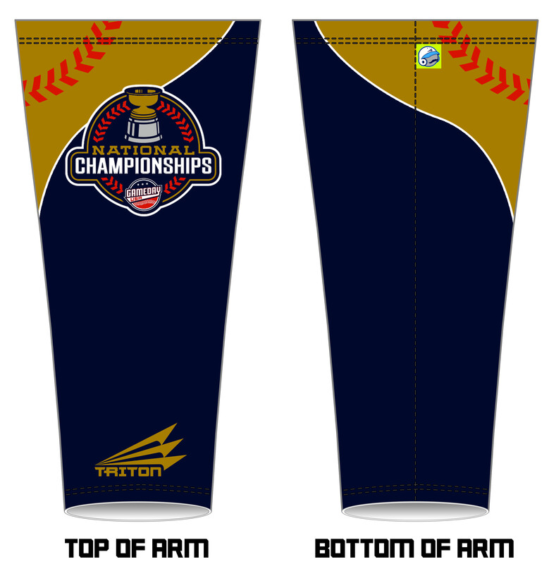 Game Day USA Nat&#39;l Championships Custom Arm Sleeve #AS2