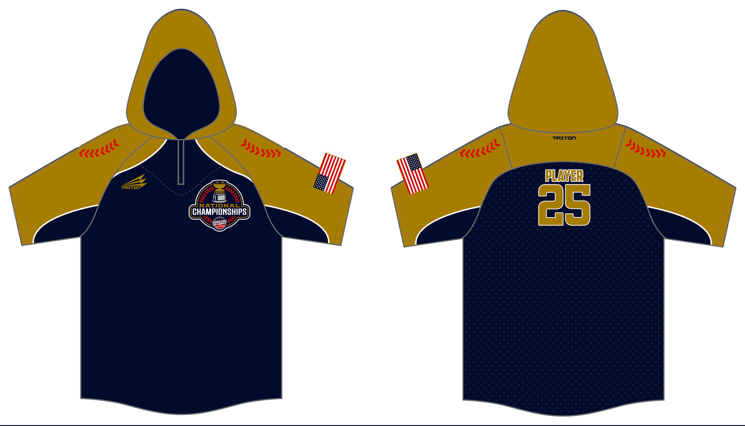 Game Day USA Nat&#39;l Championships Custom BP Jacket #BPJ2