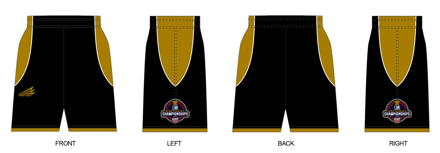 Game Day USA Nat&#39;l Championships Custom Revolution Pocket Shorts #RV1
