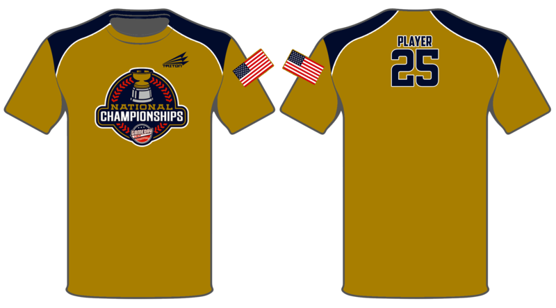 Game Day USA Nat&#39;l Championships Custom HyperTee #HT2