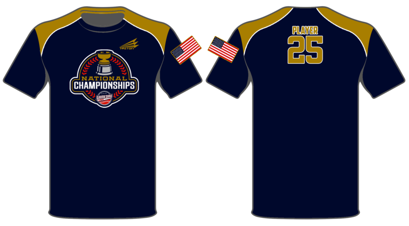Game Day USA Nat&#39;l Championships Custom HyperTee #HT1