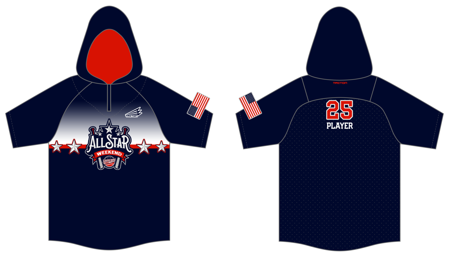 Game Day USA All-Star Weekend Custom BP Jacket #BPJ1