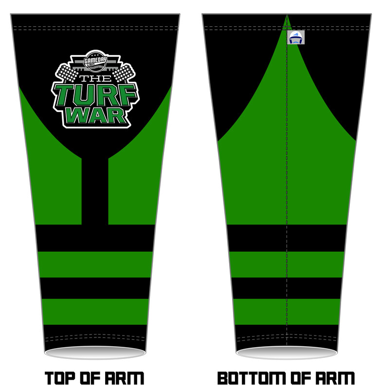 Game Day USA Turf War Custom Arm Sleeve #AS1