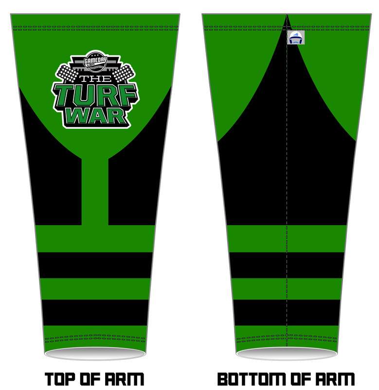 Game Day USA Turf War Custom Arm Sleeve #AS2