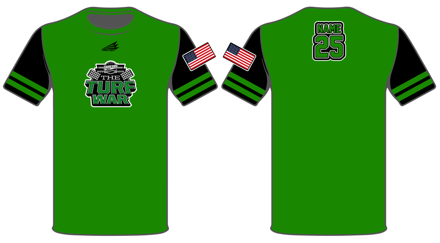 Game Day USA Turf War Custom HyperTee #HT2