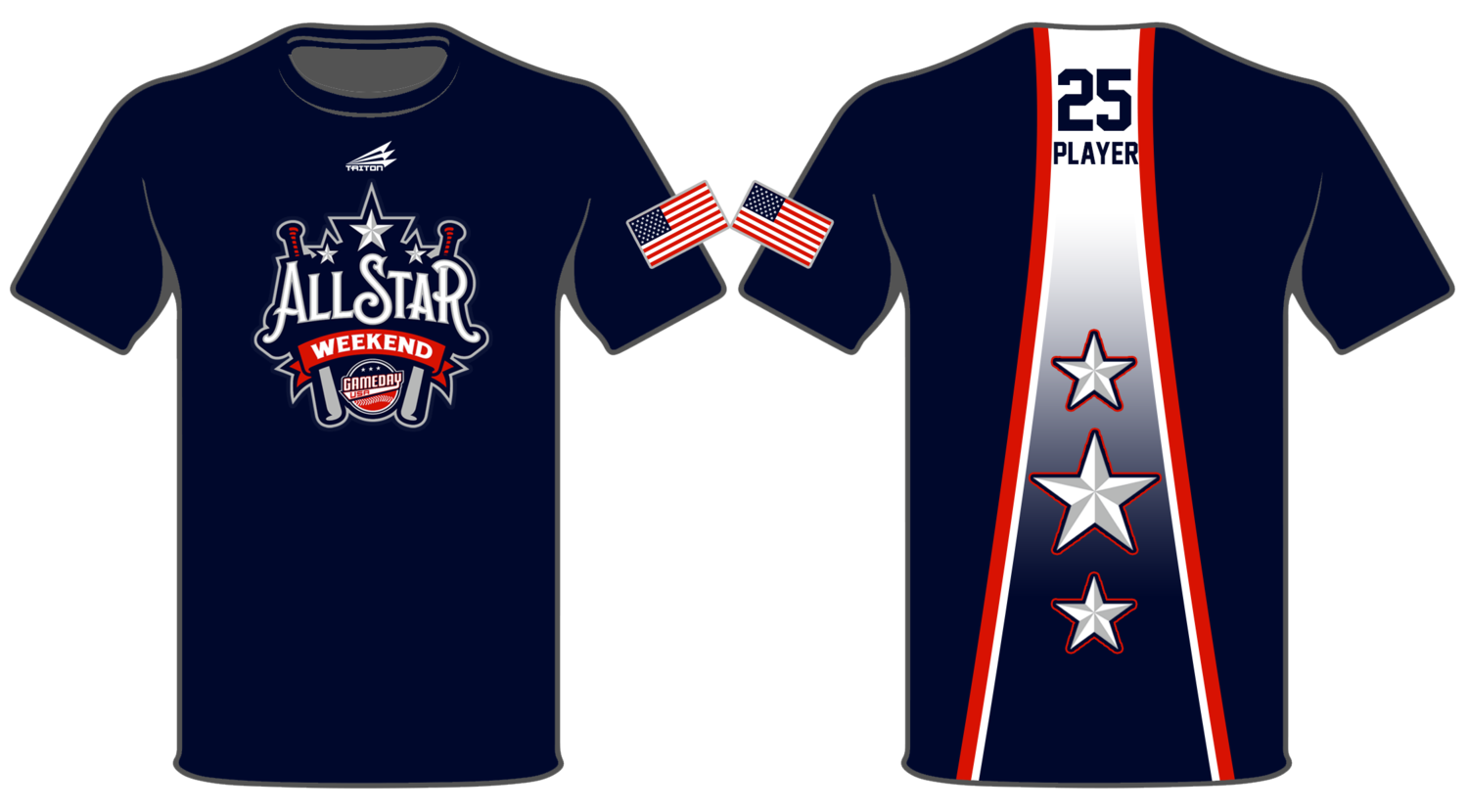 Game Day USA All-Star Weekend Custom HyperTee #HT1