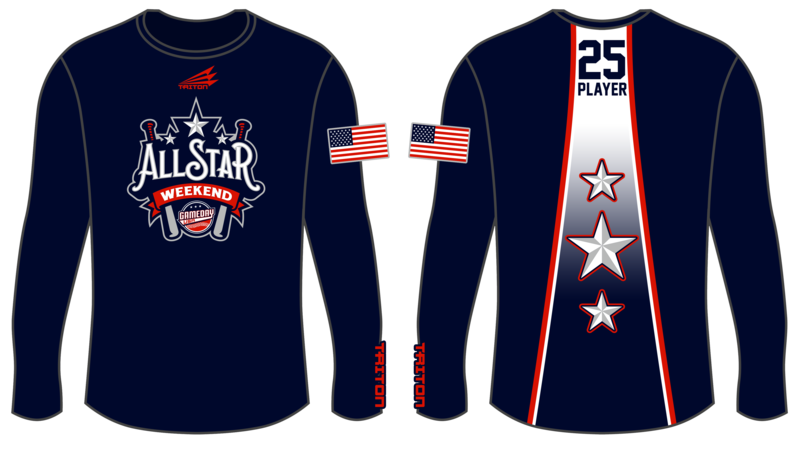 Game Day USA All-Star Weekend Custom Longsleeve HyperTee #LHT1