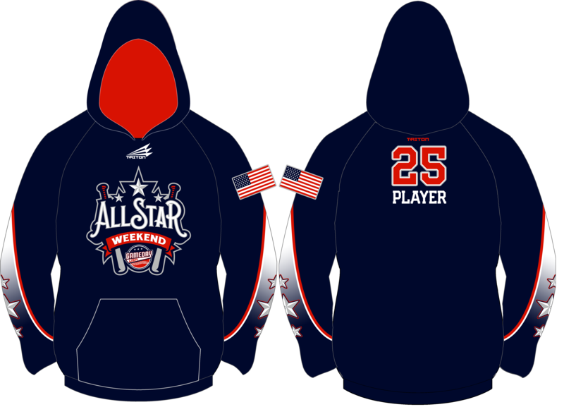 Game Day USA All-Star Weekend Custom Vulcan Hoodie #VH1
