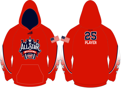 Game Day USA All-Star Weekend Custom Vulcan Hoodie #VH2
