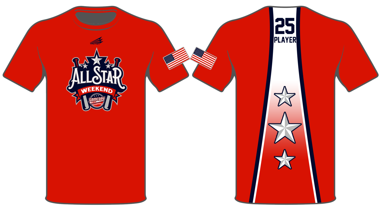 Game Day USA All-Star Weekend Custom HyperTee #HT2