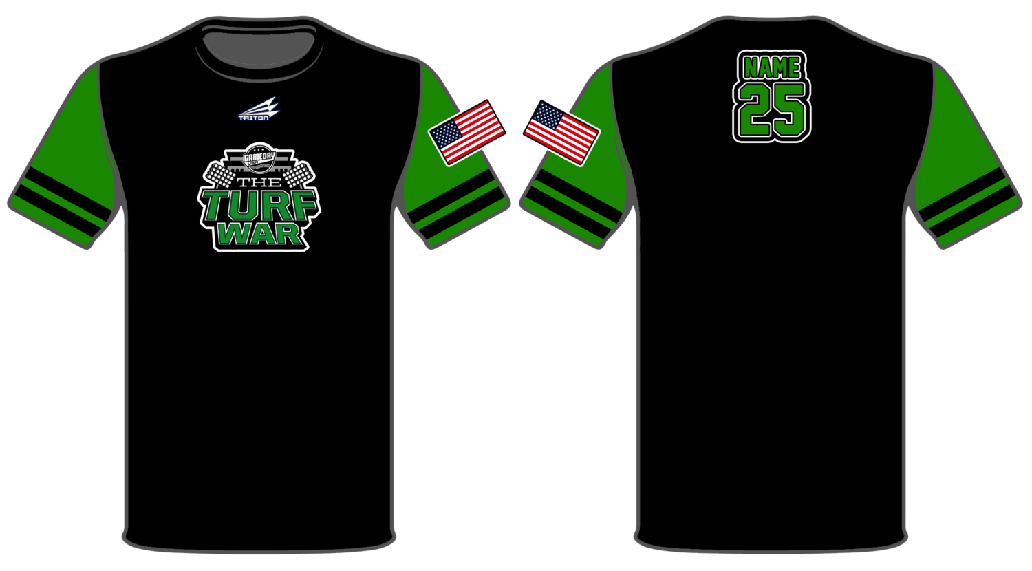 Game Day USA Turf War Custom HyperTee #HT1