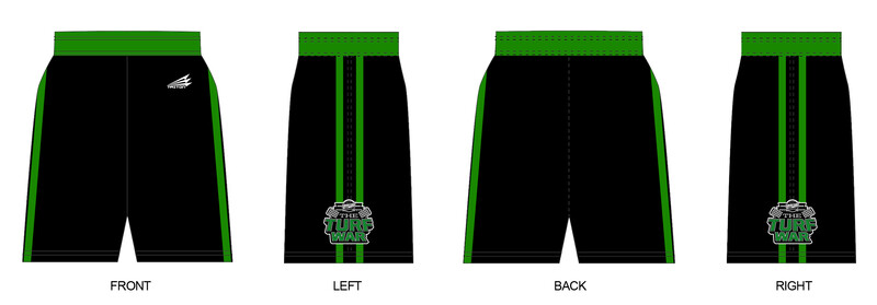 Game Day USA Turf War Custom Revolution Pocket Shorts #RV1