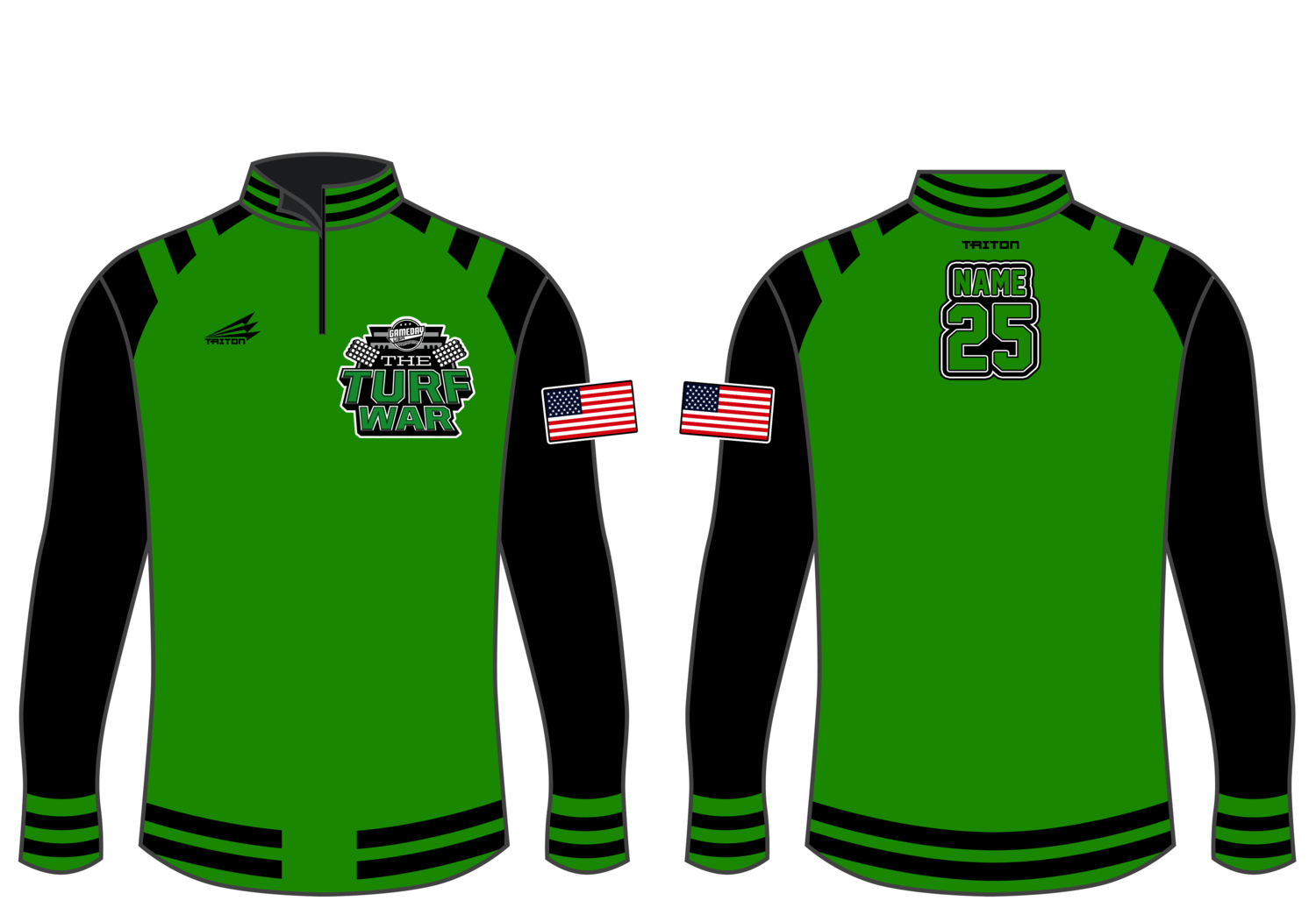Game Day USA Turf War Custom NanoZip #NZ2