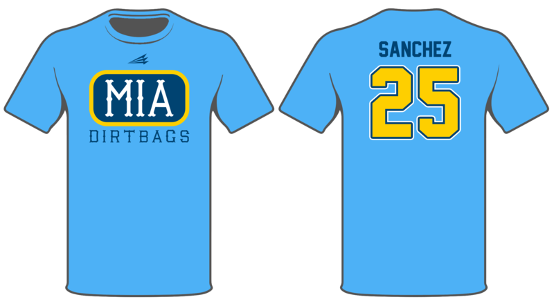 Miami Dirtbags Custom HyperTee #HT3