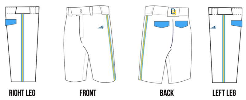 Miami Dirtbags Stacheman Elite Custom Knicker Baseball  Pants #BP1