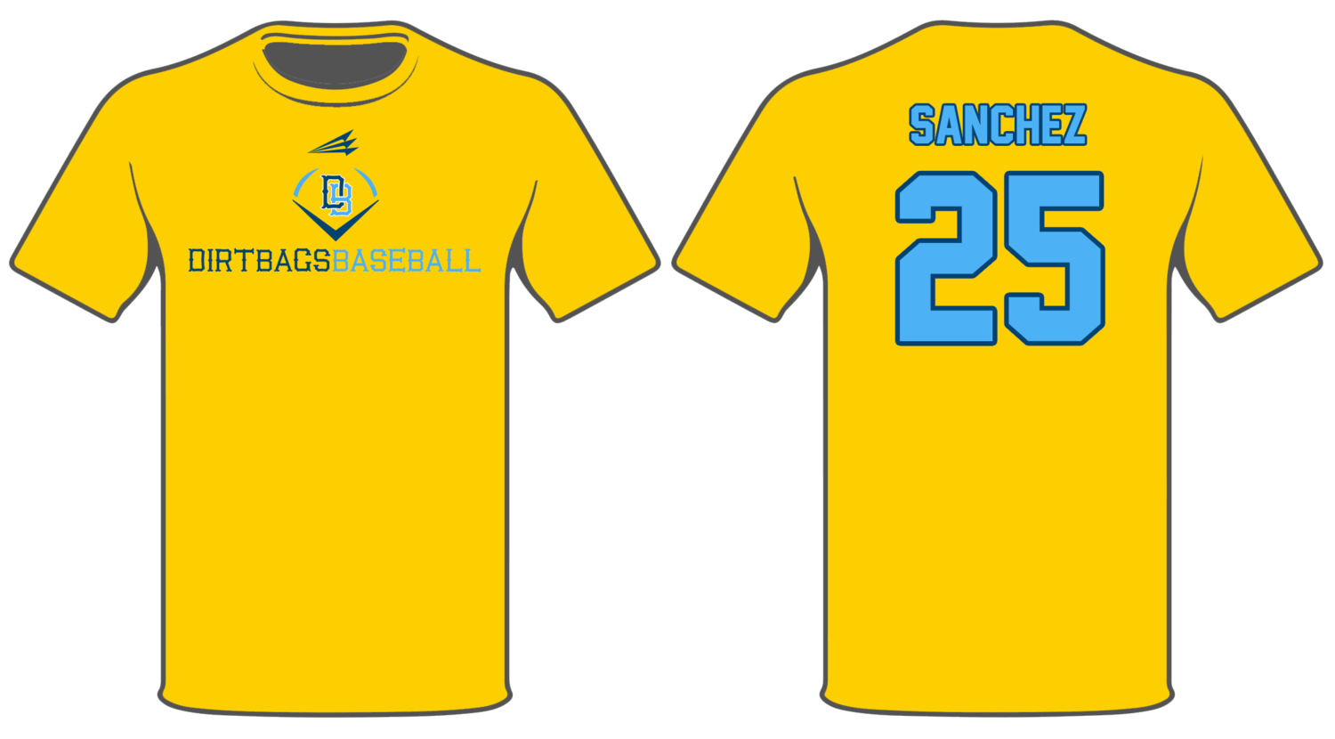 Miami Dirtbags Custom HyperTee #HT2B