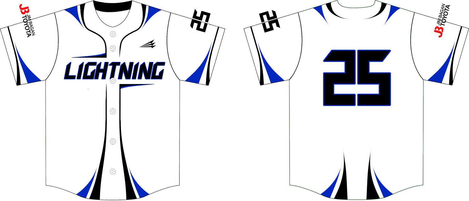 South Lake Tahoe Lightning Custom HexaFlex Baseball Jersey #J5B