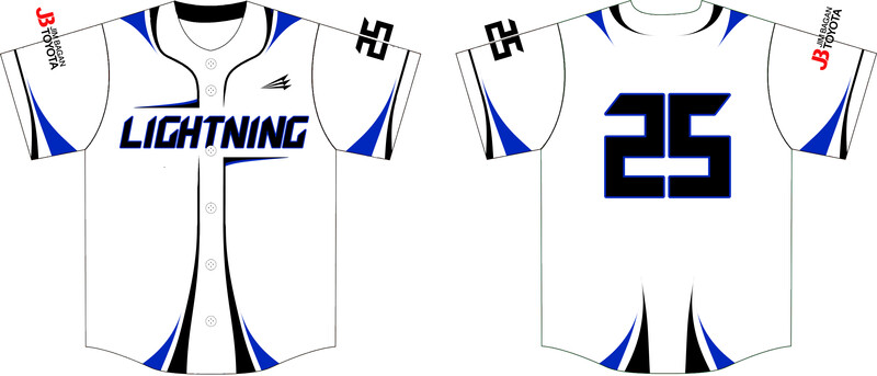 South Lake Tahoe Lightning Custom HexaFlex Baseball Jersey #J5B