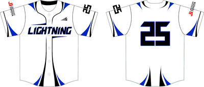 South Lake Tahoe Lightning Custom HexaFlex Baseball Jersey #J5B