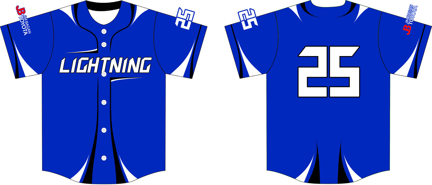 South Lake Tahoe Lightning Custom HexaFlex Baseball Jersey #J5C