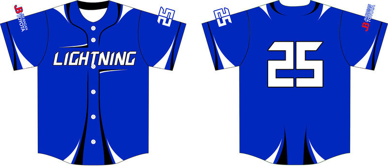 South Lake Tahoe Lightning Custom HexaFlex Baseball Jersey #J5C
