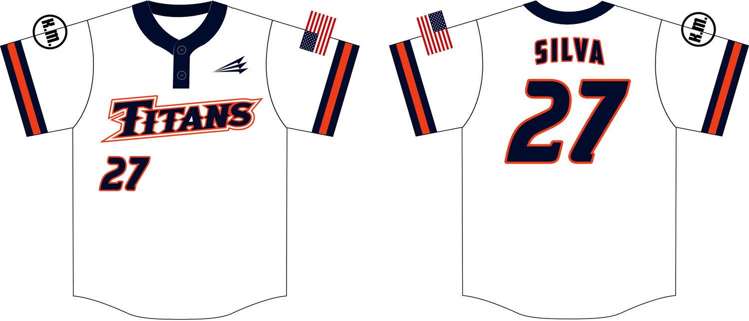 Tulare Titans Custom HexaFlex Baseball Jersey #J7B
