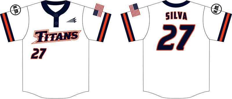 Tulare Titans Custom HexaFlex Baseball Jersey #J7B