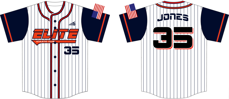 Elite Athletics Club Custom HexaFlex Baseball Jersey #J5D