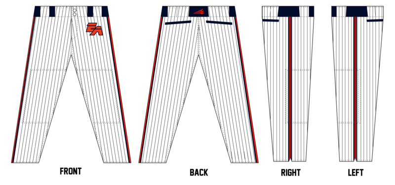 Elite Athletics Club Custom Elite Baseball Long Pant #BP5C