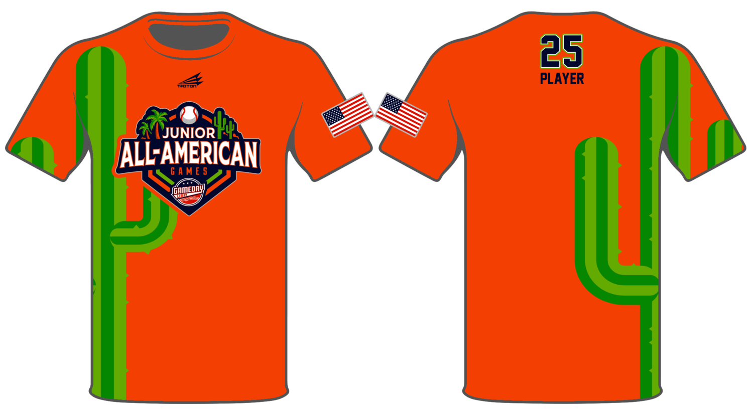Game Day USA Junior All-Americans Custom HyperTee #HT2