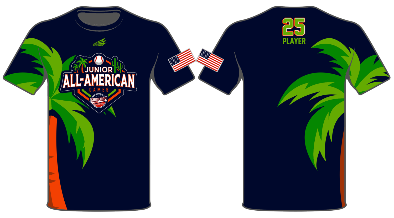 Game Day USA Junior All-Americans Custom HyperTee #HT1