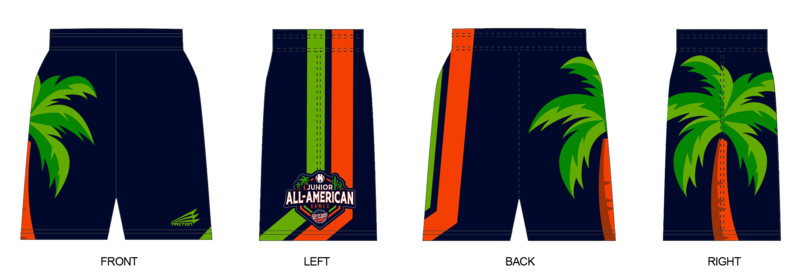 Game Day USA Junior All-Americans Custom Revolution Pocket Shorts #RV1