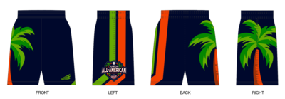 Game Day USA Junior All-Americans Custom Revolution Pocket Shorts #RV1