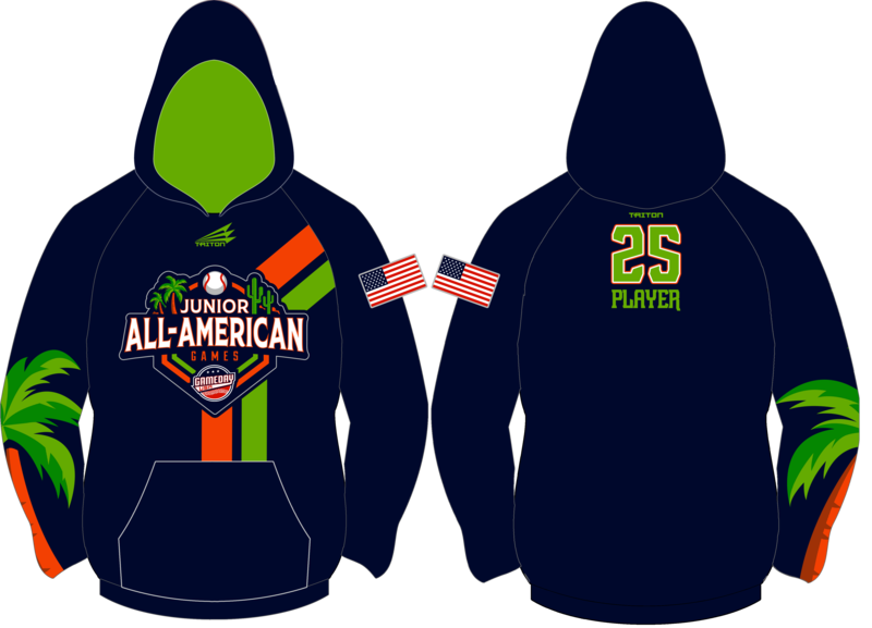 Game Day USA Junior All-Americans Custom Vulcan Hoodie #VH1