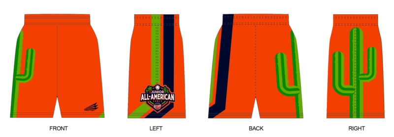 Game Day USA Junior All-Americans Custom Revolution Pocket Shorts #RV2