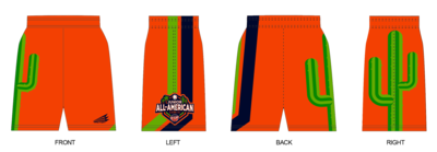 Game Day USA Junior All-Americans Custom Revolution Pocket Shorts #RV2
